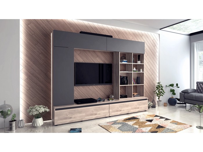 Секция Verdana (greige castello oak/diamond grey)